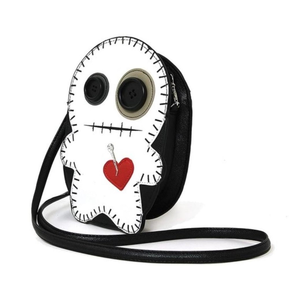 Stitched Voodoo Doll Shoulder Crossbody - Picture 2 of 2